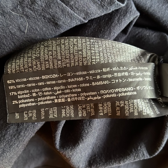 Navy Zara Shirt Dress - Picture 5 of 5